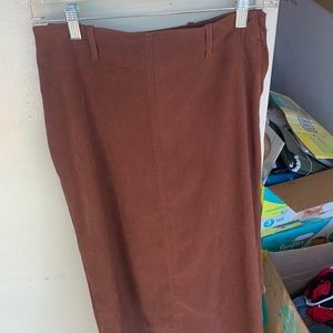 Brown skirt